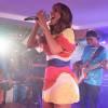 A cantora fez show no Camarote Guanabara, na Sapucaí, no sábado, 13 de fevereiro de 2016