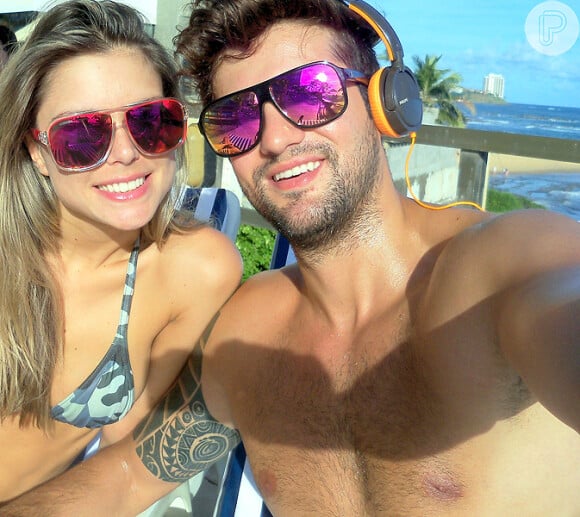 Flávia Viana e Fernando Bacalow começaram a namorar no 'BBB7'