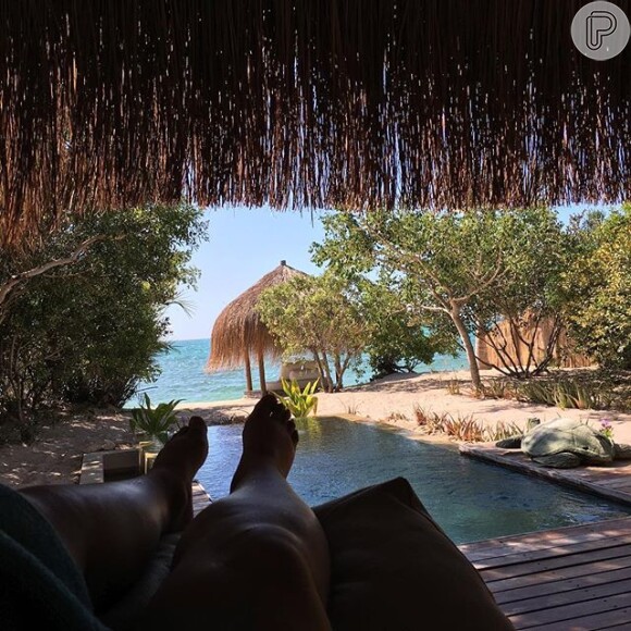 'Lugar mais lindo que já fui na vida', disse Preta em seu Instagram, nesta sexta-feira, 19 de fevereiro de 2016