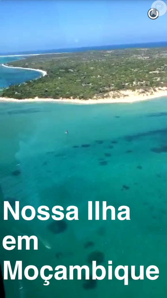 Preta e Rodrigo embarcaram para a África do Sul estão na Ilha Benguerra em Moçambique