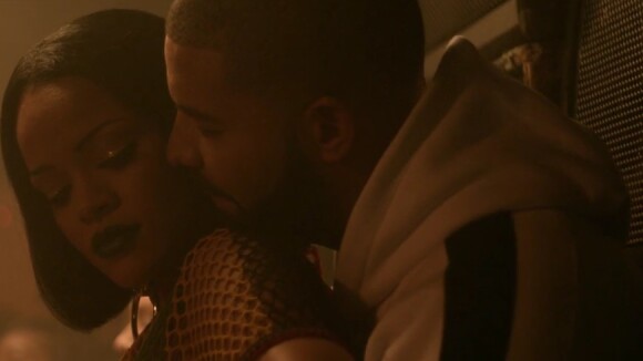 Rihanna libera trecho de clipe em que sensualiza com o cantor Drake. Veja vídeo!