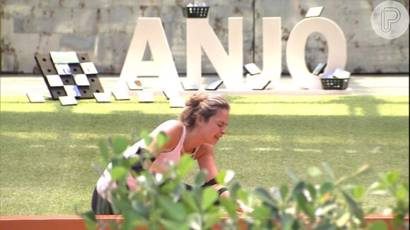 Ana Paula venceu a prova e é o novo Anjo do 'BBB16', da manhã deste sábado, 20 de fevereiro de 2016