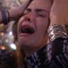 Ana Paula chorou copiosamente ao ver vídeo da família no 'BBB16', na tarde deste domingo, 21 de fevereiro de 2016