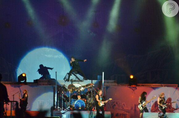 O show do Iron Maiden no Rock in Rio foi baseado na turnê de"The seventh son of a seventh son", disco de 1988