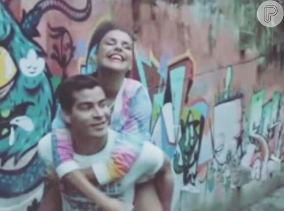 Thiago Martins e Paloma Bernardi gravam a primeira campanha publicitária juntos