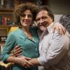Atpilio (Luis Melo) visita Vega (Christiane Tricerri) e a beija, em 'Amor à Vida'