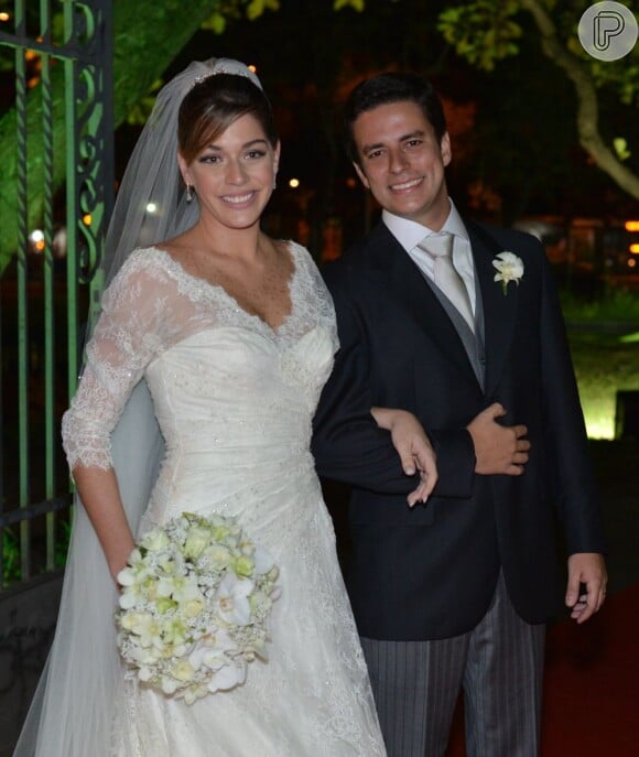 Luma Costa e Leonardo Martins se casarm em 2012, com festa luxuosa para 700 convidados