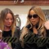 Mariah Carey aproveita o fim de semana para fazer compras de Natal, em dezembro de 2012
