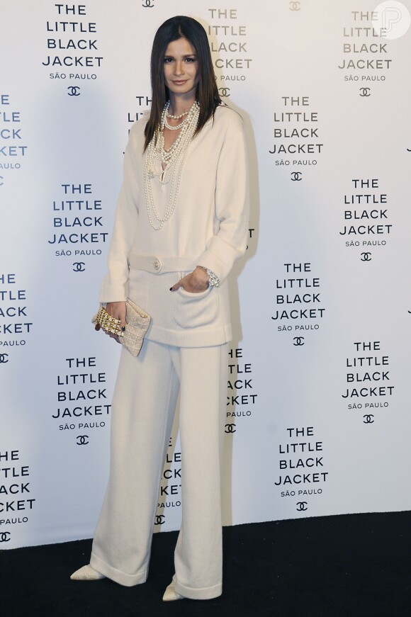 Carol Ribeiro na The Little Black Jacket - Chanel's Classic Revisited, festa exclusiva promovida pela grife francesa Chanel, na noite da última terça-feira, 29 de outubro de 2013, em São Paulo