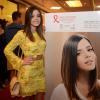 Giovanna Lancellotti participa do lançamento do calendário Cabeleireiros Contra a Aids, no Rio de Janeiro, em 30 de outubro de 2013