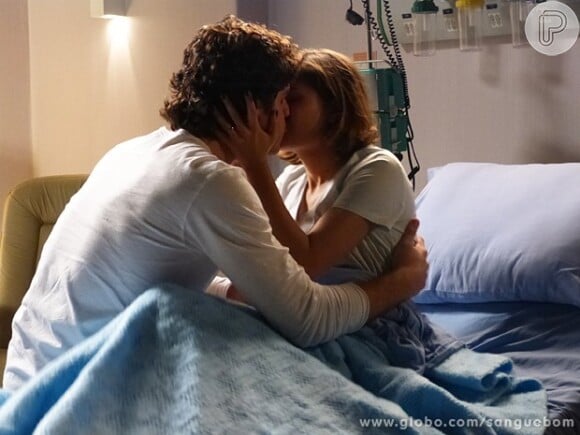 Marco Pigossi e Sophie Charlotte fazem par romântico em 'Sangue Bom'
