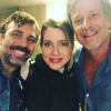 Letícia Spiller postou em seu Instagram uma foto com Marcello Novaes e Marcelo Faria nos bastidores da novela 'Sol Nascente', que entrará no lugar de 'Êta mundo bom!'