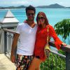 Para outro passeio na Tailândia com o com o namorado, Xandinho Negrão, Marina Ruy Barbosa escolheu túnica Resort Couture de renda guipir laranja, vendida por R$ 670