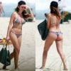 A repórter do 'Superstar' Rafa Brites mostrou boa forma livre das celulites em dia de praia no Rio