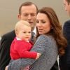 Príncipe George chamou atenção de todos na volta da visita feita pela Família Real à Austrália em abril de 2014