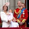Príncipe George posa com a família, em junho de 2016, nas comemorações dos 90 anos da rainha Elizabeth