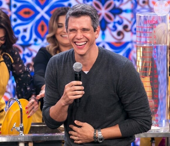 Marcio Garcia estreou no programa em 'Tamanho Família' e agitou a web