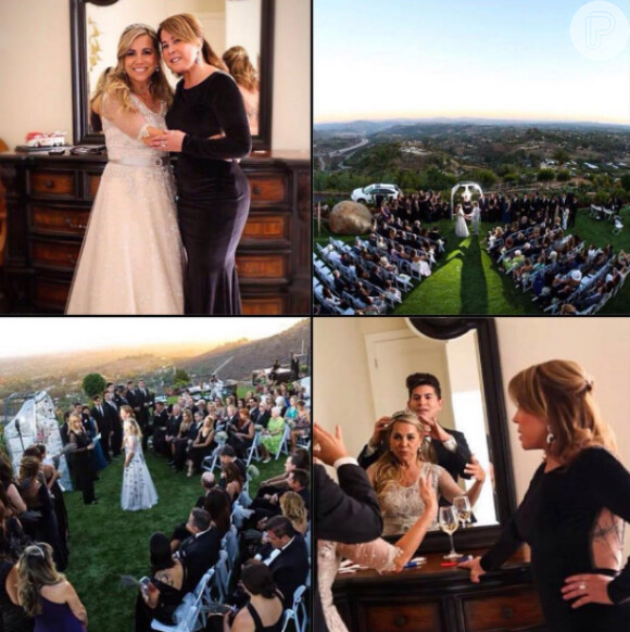 Zilu explicou atráves de seu Instagram que rapaz fotografado ao seu lado era irmão do noivo em um casamento no qual ela foi madrinha, nos Estados Unidos