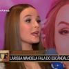 Larissa Manoela soube dos comentários pornográficos através de Maisa Silva: 'Ela me contou direitinho o que tava acontecendo'