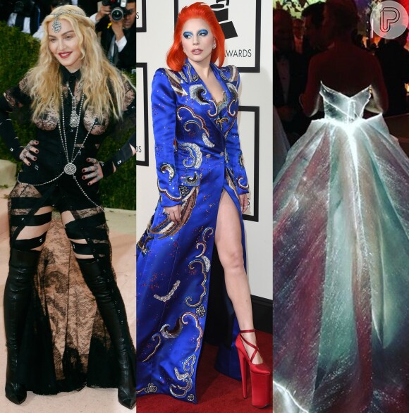 Madonna, Lady Gaga, Claire Danes e outras famosas - internacionais e nacionais - já usaram looks inusitados! Confira na galeria!
