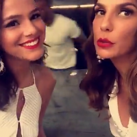 Bruna Marquezine grava 'Superbonita' com Ivete Sangalo em Salvador: 'Lindeza'