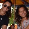 Mônica Carvalho e a filha Yaclara impressionaram fãs com semelhança
