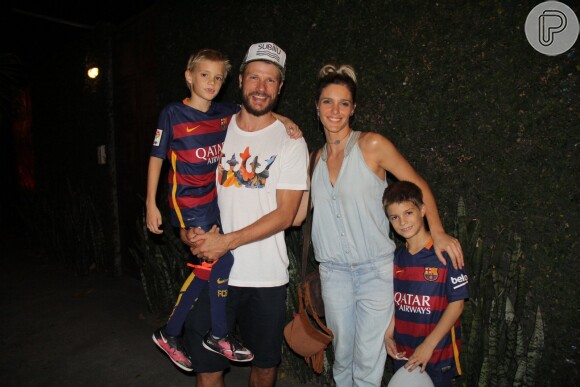 Fernanda Lima é mãe de dois meninos, os gêmeos João e Francisco, do casamento com Rodrigo Hilbert