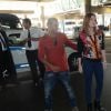 Marina Ruy Barbosa e o noivo, Xandinho Negrão, desembarcam em São Paulo após viagem de férias à Tailândia e ao Qtar, neste domingo, 17 de julho de 2016