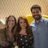 Thiago Lacerda e a mulher, Vanessa Lóes, fizeram uma participação especial em 'Haja Coração' como eles mesmos