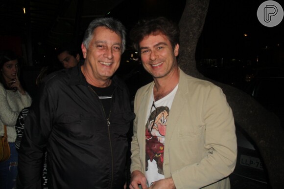 Eduardo Galvão e João Vitti também estiveram presentes na peça, que aconteceu no Espaço Kult Kolector, Barra da Tijuca, Zona Oeste do Rio