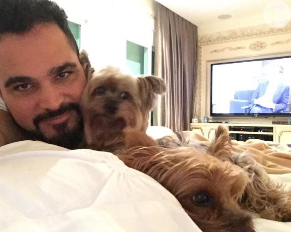Luciano Camargo lembrou a amizade fiel dos cachorros no Instagram