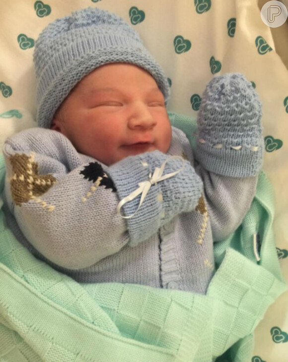 Antonia Fontenelle deu à luz Salvatore, seu filho com o cantor Jonathan Costa, na quinta-feira, 21 de julho de 2016