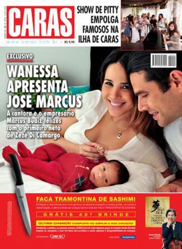 A cantora Wanessa Camargo deu à luz seu primeiro filho, José Marcus, do relacionamento com o empresário Marcus Buaiz, em 5 de janeiro de 2012