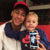 Neymar contou que o filho, Davi Lucca, não gosta de futebol