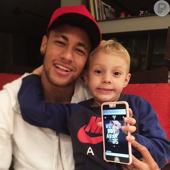 Neymar contou que o filho, Davi Lucca, não gosta de futebol