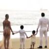 Wesley Safadão e a noiva, Thyane Dantas, aparecem ao lado dos filhos dele, Ysis e Yhudy