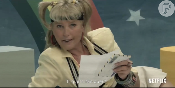 Xuxa Meneghel leu a carta de uma personagem da série da Netflix