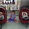 Deborah Secco mostra sobrinhos e comemora 8 meses da filha, Maria Flor, nesta quinta-feira, dia 04 de agosto de 2016