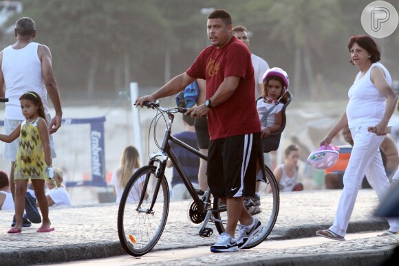 Ronaldo pedalou bastante, nesta quinta-feira, 21 de novembro de 2013