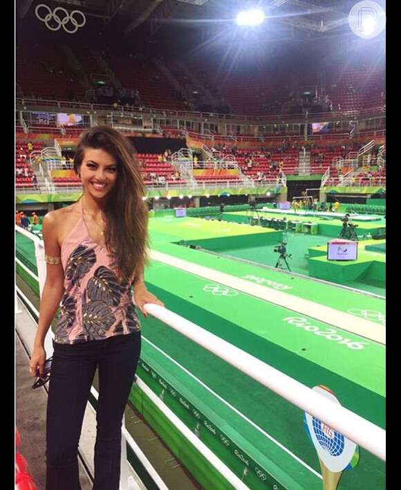 Anaju Dorigon também marcou presença nos jogos da Olimpíada Rio 2016