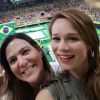 Thaila Ayala, Mariana Ximenes e Carol Sampaio vibraram com as duas medalhas brasileiras na ginástica artística na Rio 2016