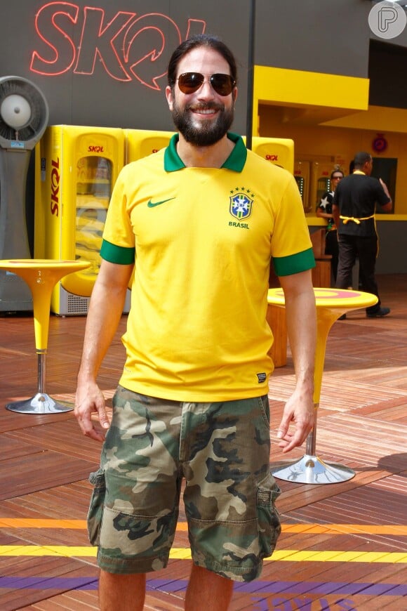 Marco Antônio Gimenez foram alguns dos famosos que passaram pela Arena Skol antes do jogo Brasil e Honduras no Maracanã