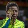 A judoca Rafaela Silva conquistou a medalha de ouro na Olimpíada nesta segunda-feira, dia 08 de agosto de 2016