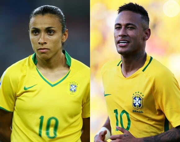 Galvão Bueno chegou a dizer que o futebol de Marta era melhor do que o de Neymar, após os empates consecutivos da seleção