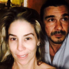 Danielle Winits foi presenteada pelo namorado, André Gonçalves, com um anel de compromisso nesta quarta-feira 10 de agosto de 2016 durante viagem a Portugal