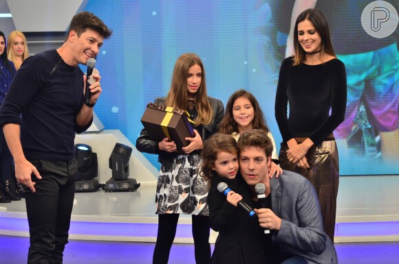 Fábio Porchat enganou Rodrigo Faro, que se emocionou com homenagem ao Dia dos Pais