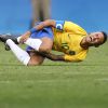 Neymar sofreu uma entorse de grau 1 no tornozelo direito após a partida contra a Dinamarca, que consagrou a vitória da seleção brasileira em uma goleada de 4x0