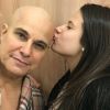 Edson Celulari, com câncer, conta com o carinho dos filhos, Enzo e Sophia