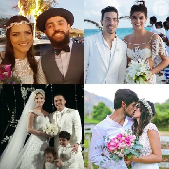 Mateus Liduário, Wesley Safadão, Isabeli Fontana e Felipe Simas são alguns dos famosos que se casaram em 2016