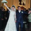 Eri Johnson e Alice Souto se casaram na igreja Santa Margarida Maria, na Lagoa, Zona Sul do Rio, em 02 de abril de 2016